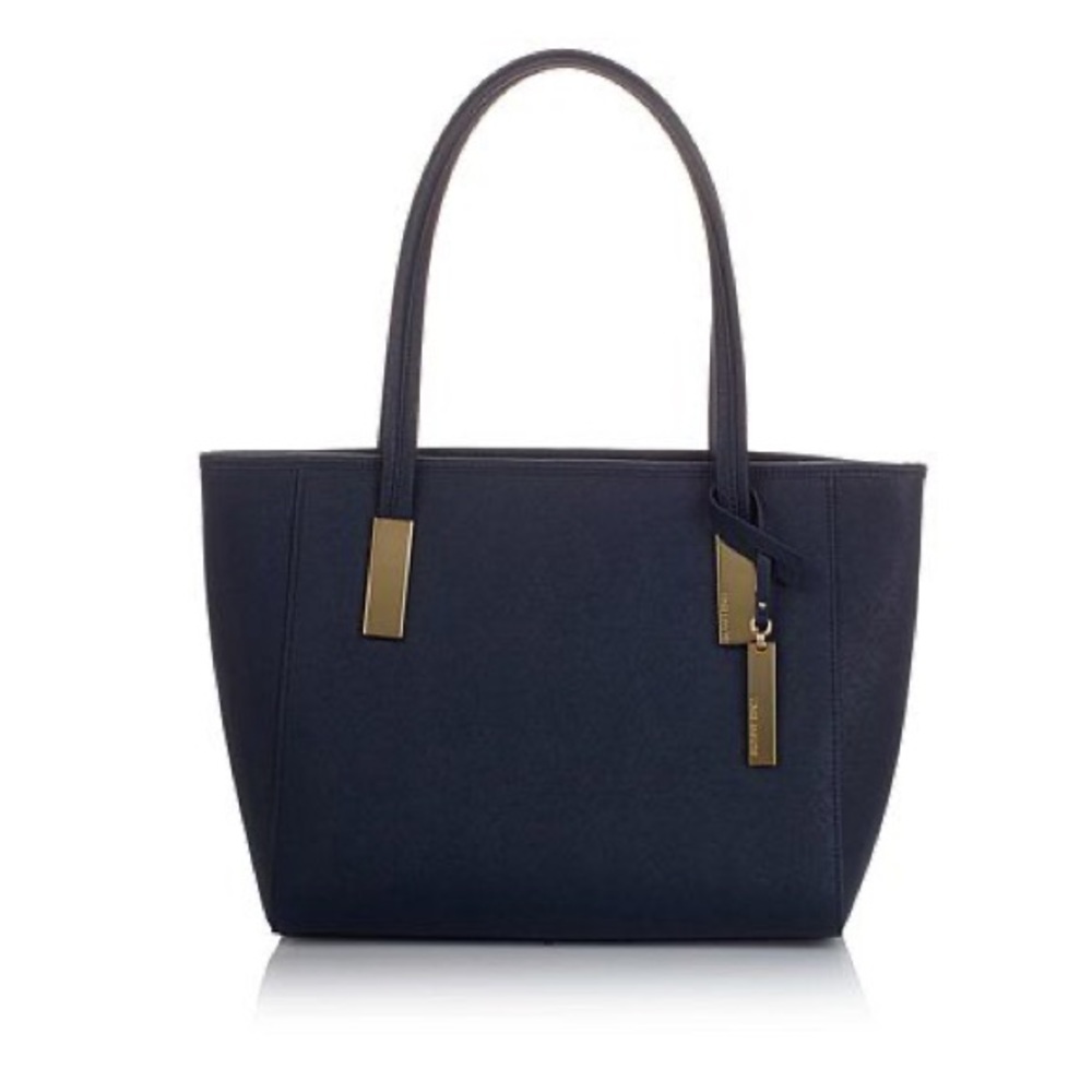 Vince Camuto Shoulder Bag Tote Bag Navy Blue  - Lenni